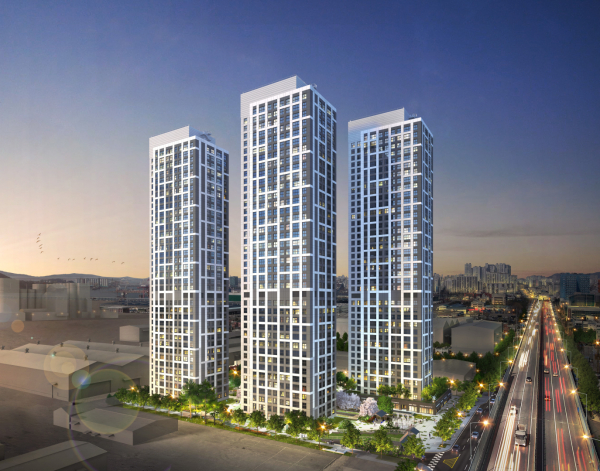 e편한세상 시티 항동 마리나 투시도/사진=DL이앤씨