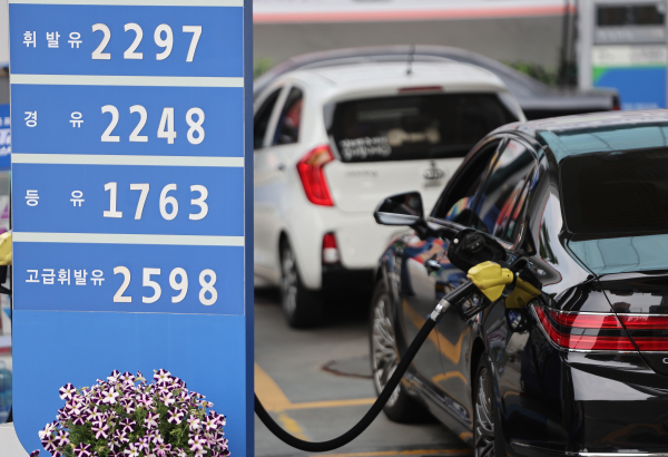 전국 주유소 휘발유 가격이 5주째 상승하고 있다. / 사진=연합뉴스