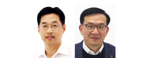 파마리서치 강기석 대표이사 사장(왼쪽)과 김신규 대표이사 사장. / 사진=파마리서치