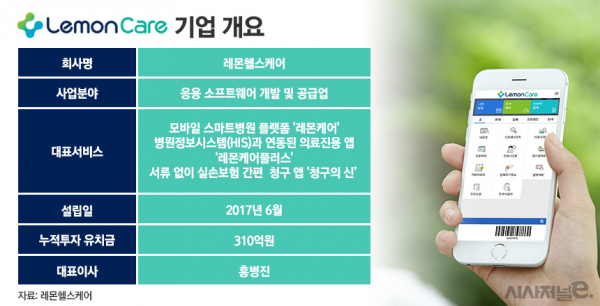 레몬헬스케어 기업개요./ 표=정승아 디자이너