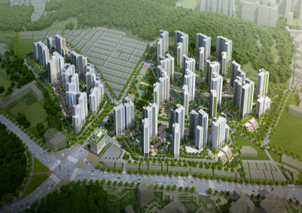 산성구역 재개발 사업 조감도 / 사진=성남시