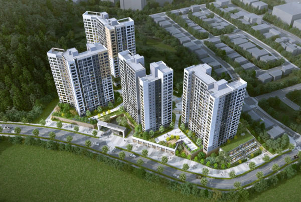 성남 금토지구 A3 블록 중흥 s클래스 조감도