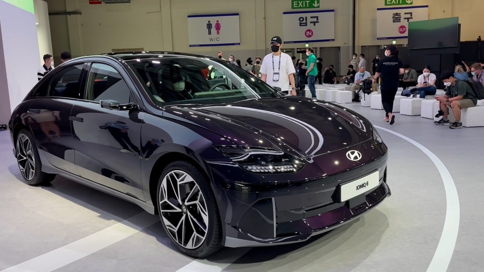 현대자동차 아이오닉6의 외관. / 사진=유주엽 기자