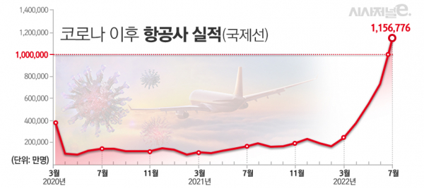 자료=국토교통부(국적항공사 기준). / 그래픽=김은실 디자이너