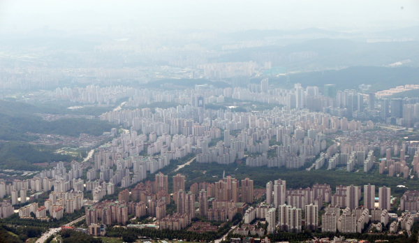 1기 신도시인 분당 신도시 아파트 전경 / 사진=연합뉴스