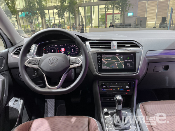 티구안 올스페이스의 운전석 공간 / 사진=유주엽 기자