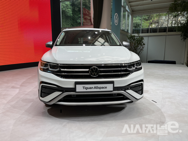 티구안 올스페이스 전면부 / 사진=유주엽 기자