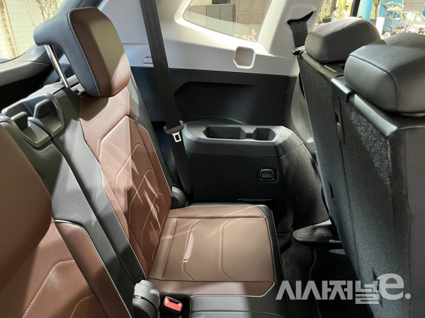 티구안 올스페이스의 3열 공간 / 사진=유주엽 기자