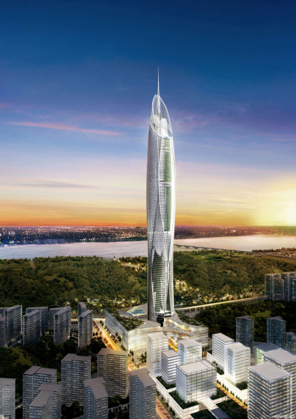 2009년 공개된 서울 상암동 DMC 랜드마크 빌딩 조감도 / 사진=서울시