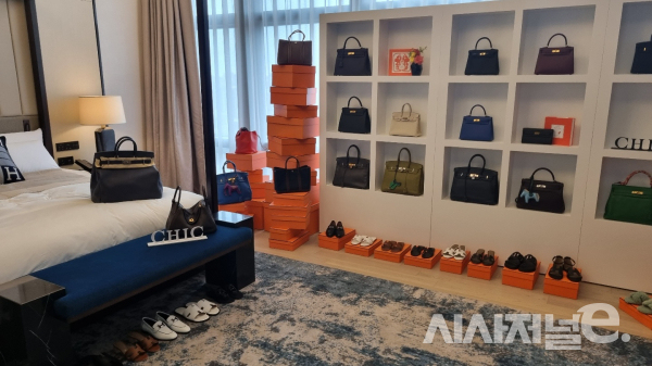 시크 팝업스토어 에르메스존. / 사진=한다원 기자