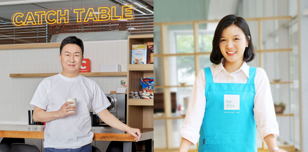 왼쪽- 캐치테이블, 오른쪽-청소연구소./ 사진=알토스벤처스