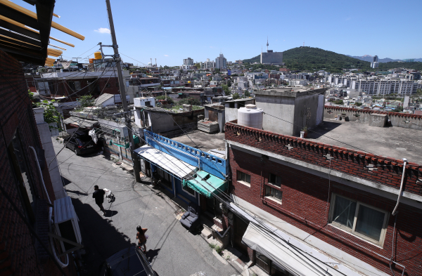 서울시 용산구 한남뉴타운 일대. 이가운데 한남1구역은 신통기획 2차 공모에 참여할 계획이다. / 사진=연합뉴스