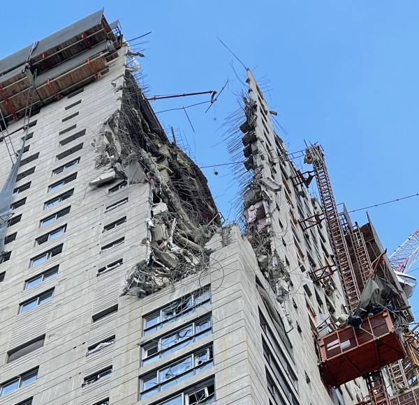 올해 1월 광주 화정아이파크 붕괴사고 현장 / 사진=연합뉴스