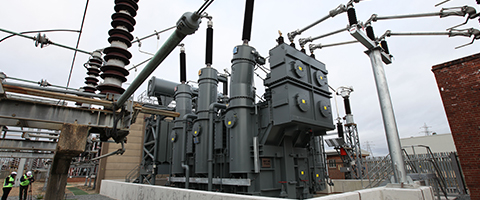 효성중공업의 초고압 변압기. /사진=효성