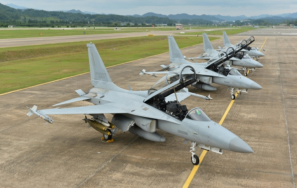 한국항공우주(KAI)가 폴란드와 공급 계약을 체결한 FA-50 경공격기. /사진=KAI