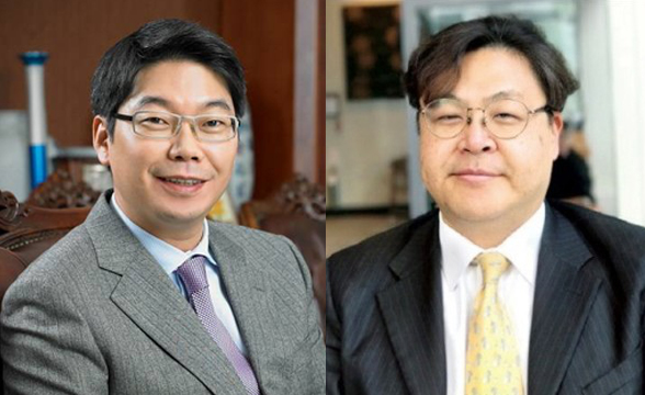 광동제약 최성원 대표이사 부회장(왼쪽)과 이혁종 CSO. / 사진=광동제약