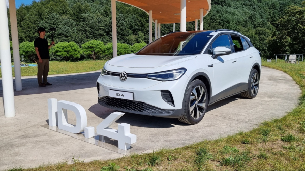 폴크스바겐코리아 전기차 ID.4의 외관 / 사진=박성수 기자