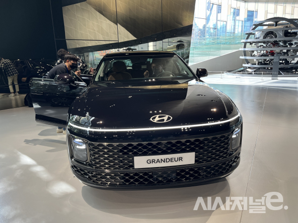 전면부 일자형 램프 / 사진=유주엽 기자