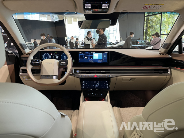 신형 그랜저 실내 / 사진=유주엽 기자