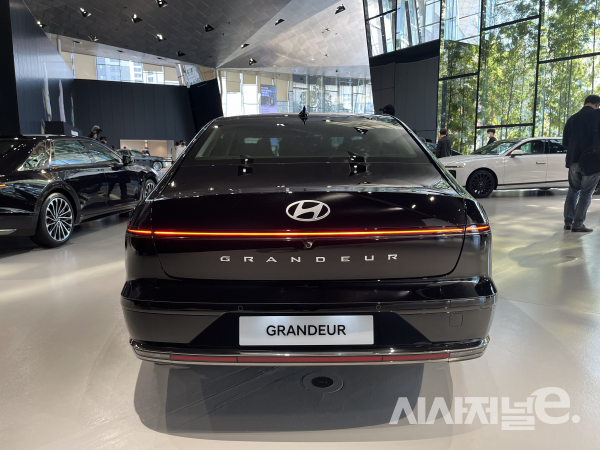 차량 후면부 / 사진=유주엽 기자