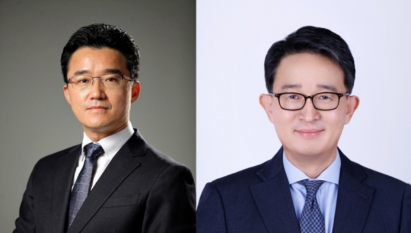 이태형 ㈜GS 부사장(왼쪽)과 김창수 GS칼텍스 부사장. /사진=GS