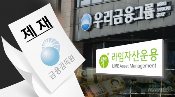 금융감독원과 우리금융그룹 / 그래픽=김은실 디자이너
