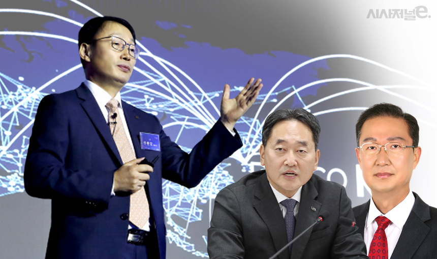 (왼쪽부터)구현모 KT회장, 김태현 국민연금 이사장, 서원주 국민연금 기금운용본부장(CIO). / 사진=각 사 및 연합뉴스,. 편집=김은실 디자이너