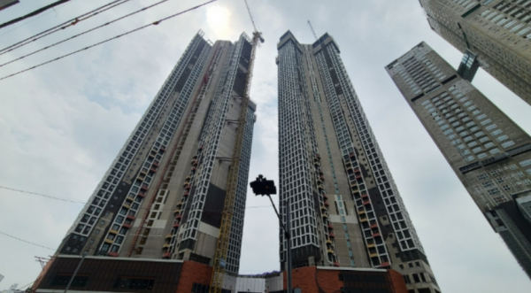 올해 입주 예정인 청량리 한양수자인 그라시엘 모습