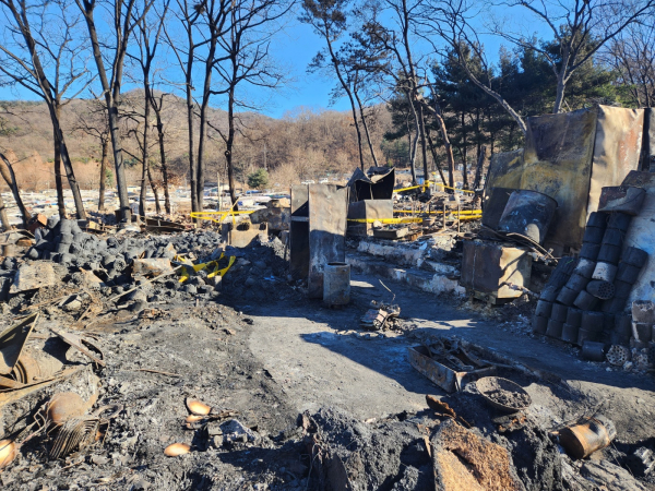 설 연휴 직전 화재가 발생한 서울 강남구 구룡마을. / 사진=최성근 기자
