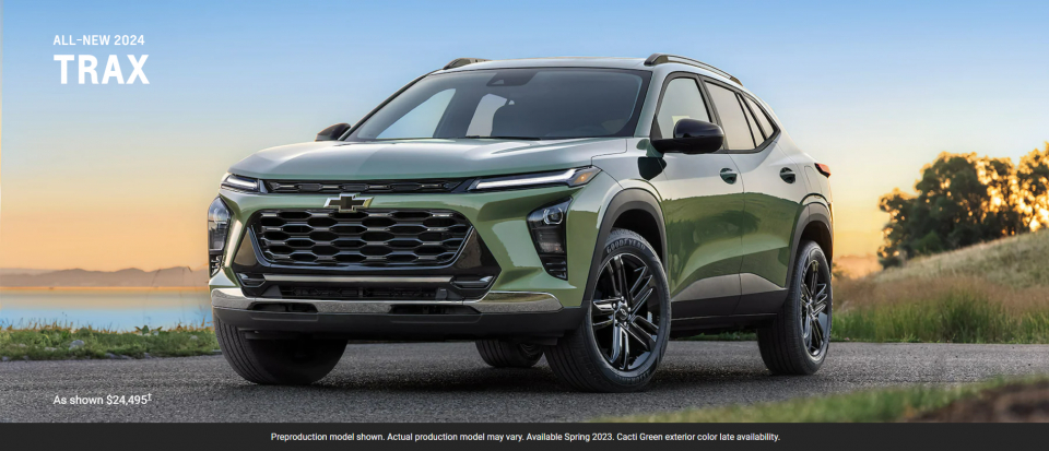 올해 출시를 앞둔 쉐보레의 신형 트랙스 ACTIV 트림의 모습.  / 캡쳐=쉐보레 미국 공식홈페이지
