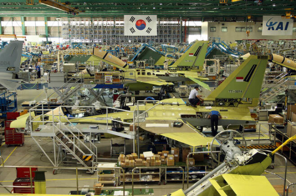 한국항공우주산업(KAI)의 경남 사천 생산라인 모습. /사진=KAI