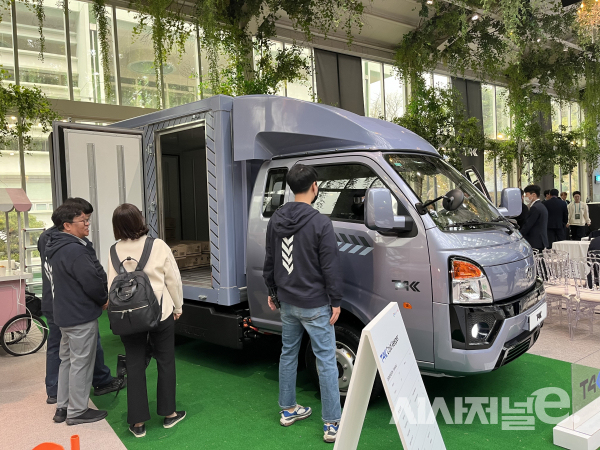 T4K 냉동탑차 / 사진=유주엽 기자