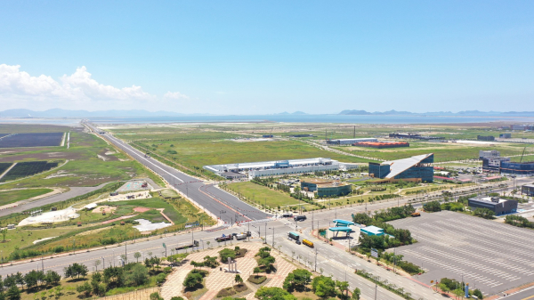 LG화학과 화유코발트의 합작공장이 들어서는 전라북도 군산시 새만금국가산업단지 모습. /사진=LG화학