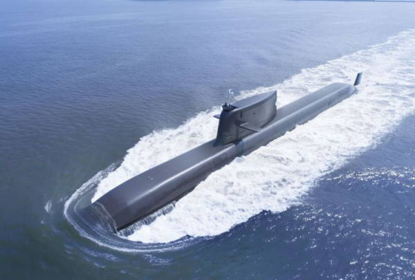 대우조선해양의 한국형 잠수함 모습. /사진=대우조선해양