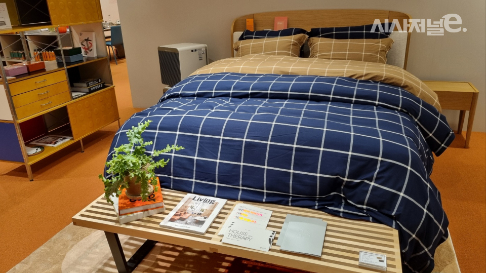 공간 곳곳에 제품 상세 정보를 배치했다. / 사진=한다원 기자