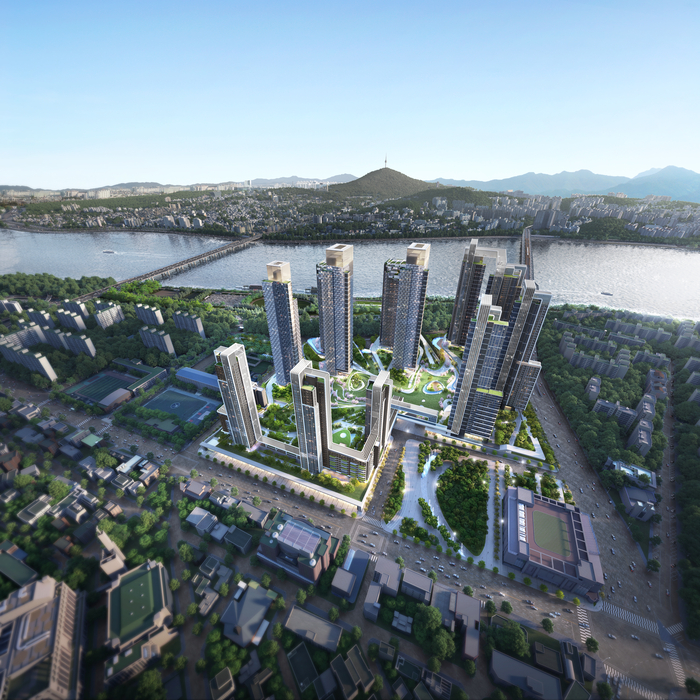 ANU가 설계한 압구정2구역 재건축 조감도