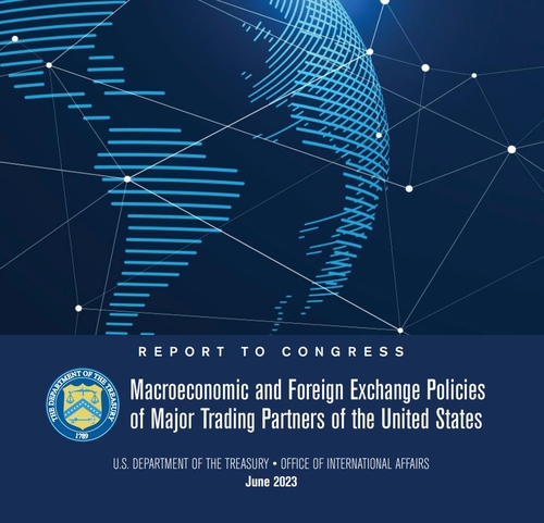 미국 재무부 환율 보고서. / 사진=연합뉴스
