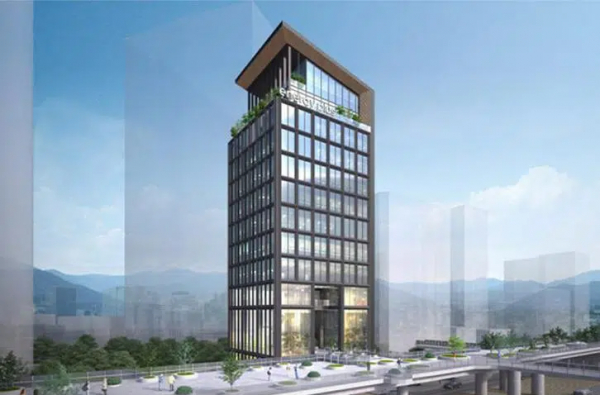 GS칼텍스가 내년 상반기 완공할 서울역 맞은편 역전 주유소 조감도. /사진=GS