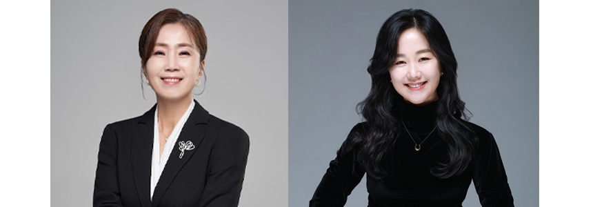 김미연 사장(왼쪽)과 김윤미 전무. / 사진=한독