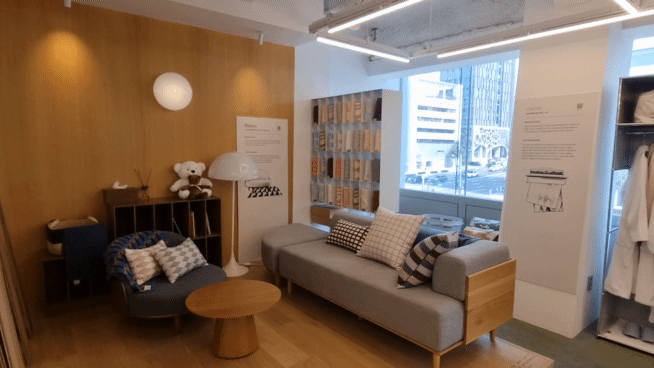 아파트멘터리 본사에 놓여진 PB브랜드들. / 사진=한다원 기자