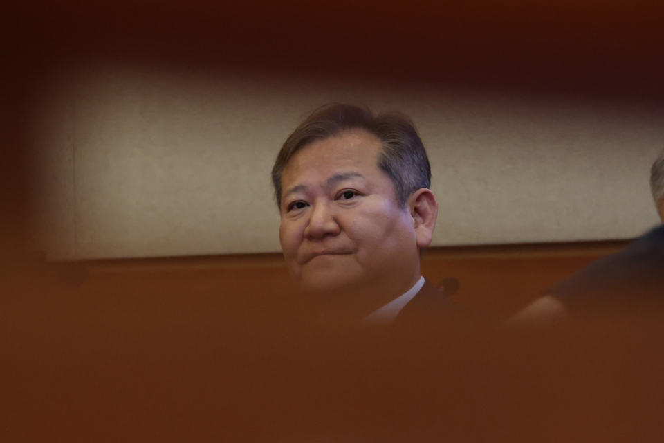 지난 5월 헌법재판소 탄핵심판 사건 첫 변론기일에 출석한 이상민 행정안전부 장관. / 사진=연합뉴스