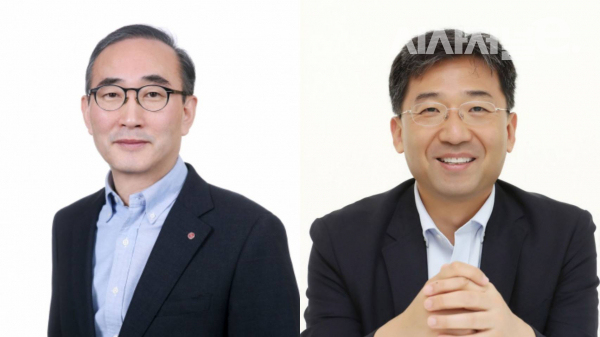 왼쪽부터 김영섭 차기 KT 대표이사 후보자와 서창석 사내이사 후보자(현 KT 네트워크부문장 부사장) / 사진 = 시사저널e DB