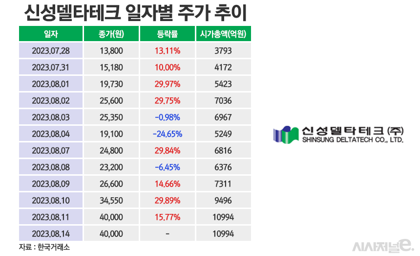 “신성델타테크: 초전도체 테마주의 급등 현상을 이끄는 기업”