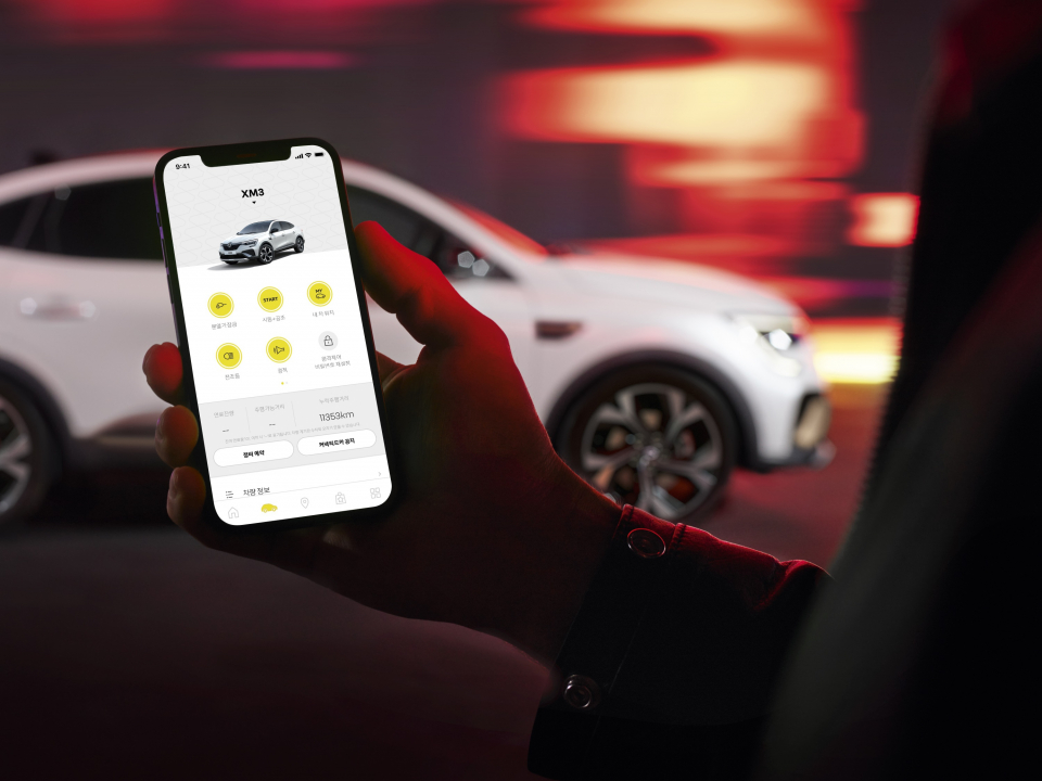 르노코리아는 MY르노코리아 앱, 정비 예약 등 맞춤형 케어 서비스와 함께 각종 커넥티비티 기능도 제공한다. / 사진=르노코리아