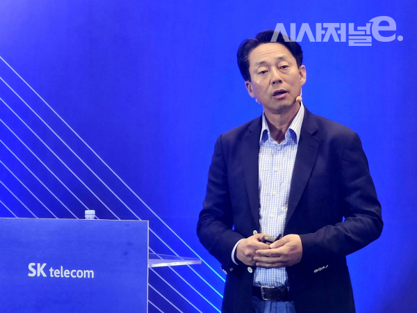 김경덕 SK텔레콤 엔터프라이즈CIC담당 부사장 / 사진 = 김용수 기자