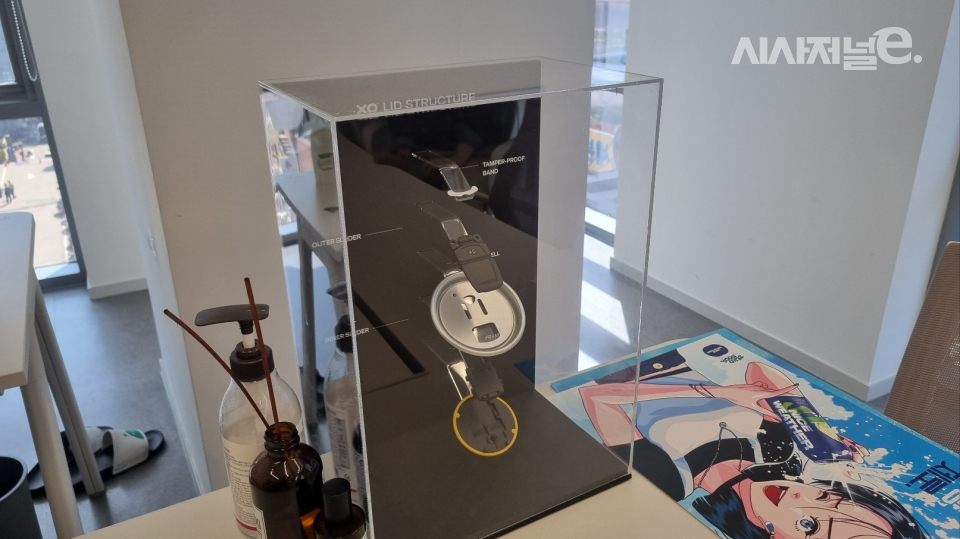 이그니스 클룹의 캔 따개. / 사진=한다원 기자