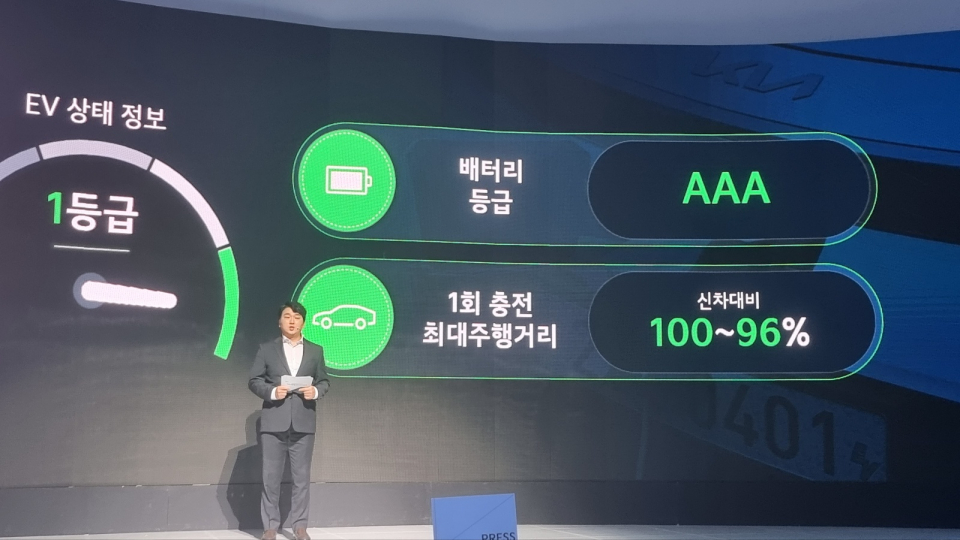 기아는 25일 서울 새빛섬에서 인증 중고차 미디어 데이를 열고 사업에 대해 소개했다. / 사진=박성수 기자