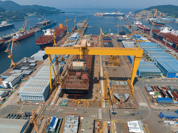 한화오션 거제사업장 전경. /사진=한화