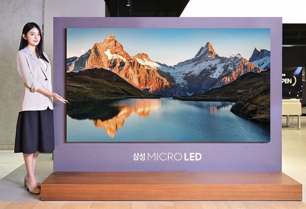 삼성전자의 89형 마이크로 LED TV / 사진=삼성전자