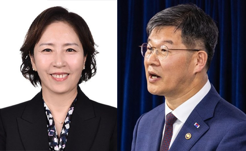 신영숙 여성가족부 차관(왼쪽)과 이기일 보건복지부 제1차관. / 사진=연합뉴스